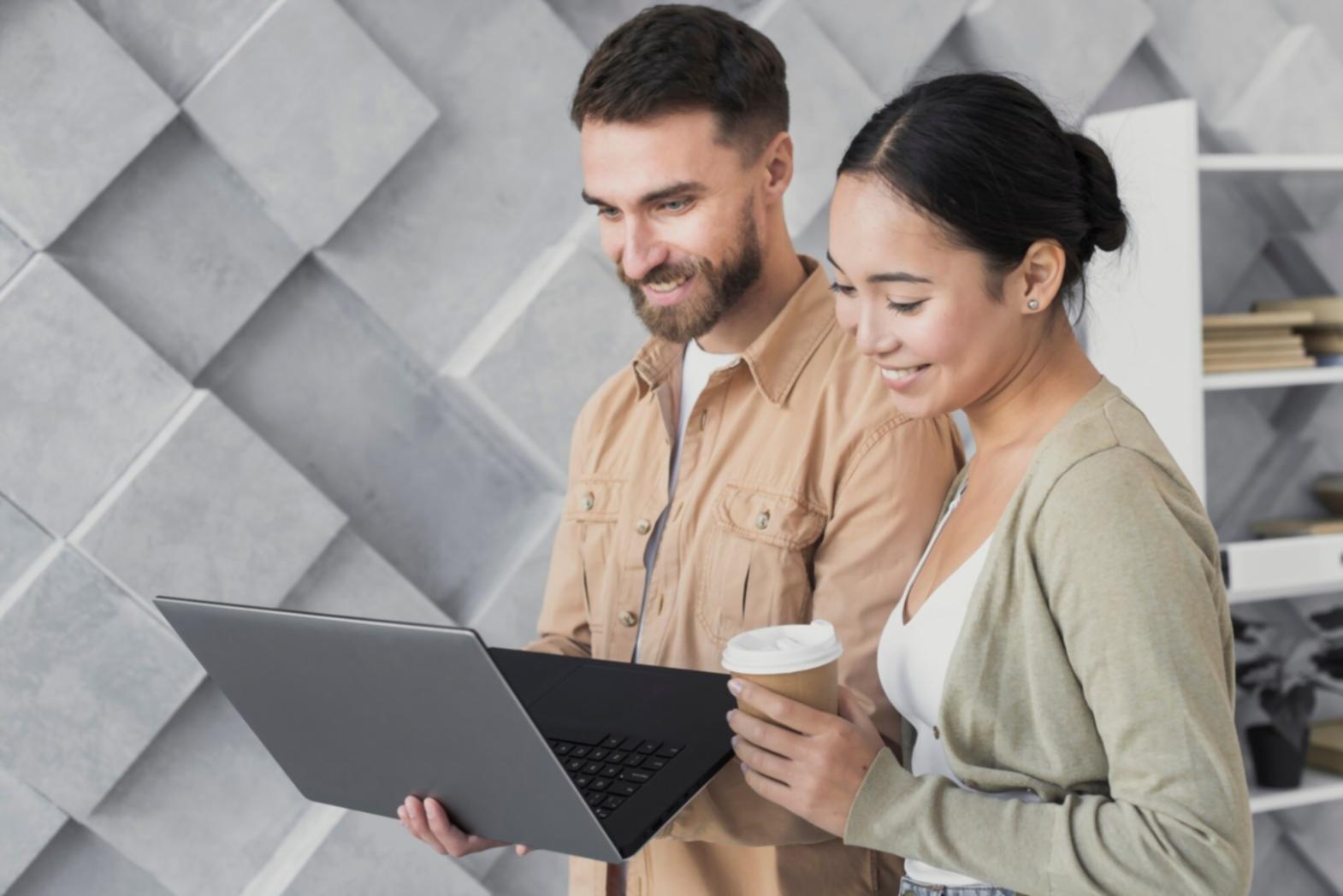 Corporate event setup with professional staging and seating arrangement